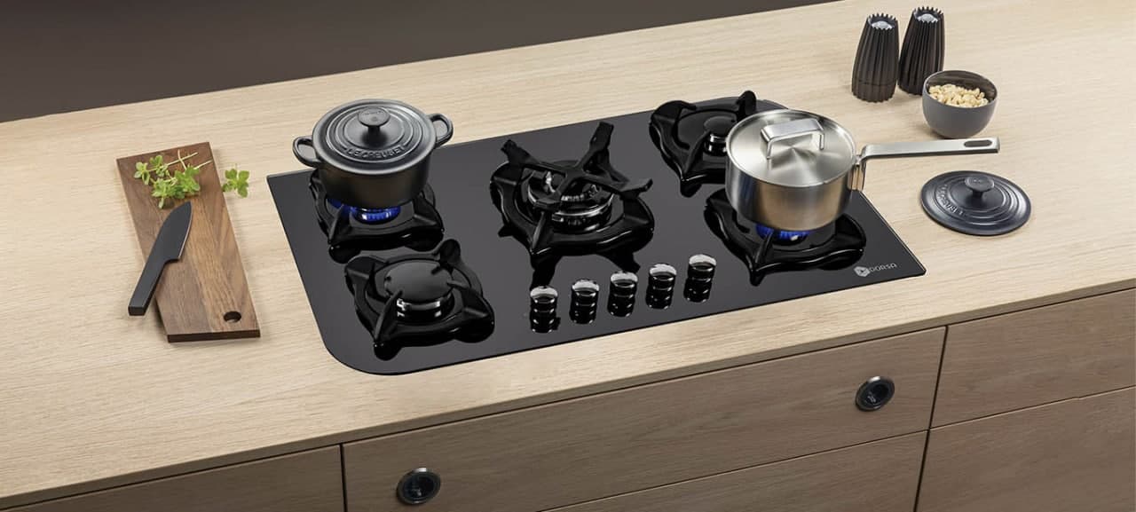 اجاق گاز صفحه ای توکار درسا مدل DG2107-5M