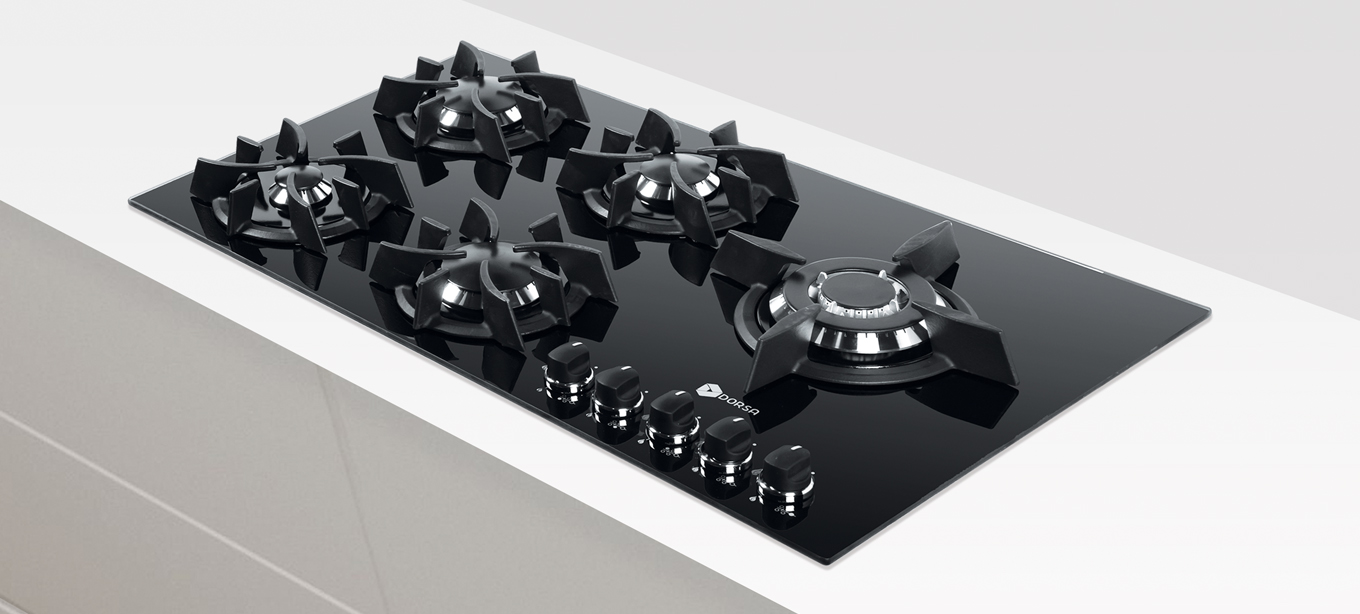 اجاق گاز شیشه ای درسا مدل DG2115-5R