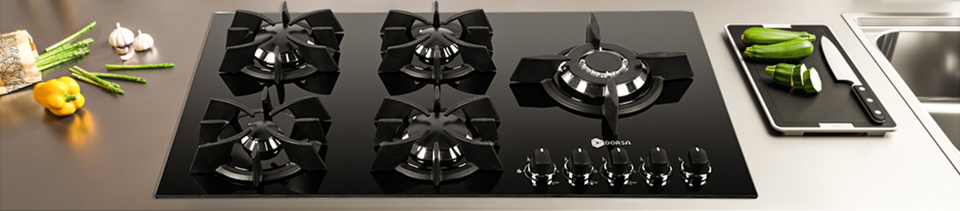 Dorsa DG2115-5R Built-in Glass Hob