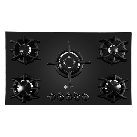 Dorsa DG2115-5M Built-in Glass Hob